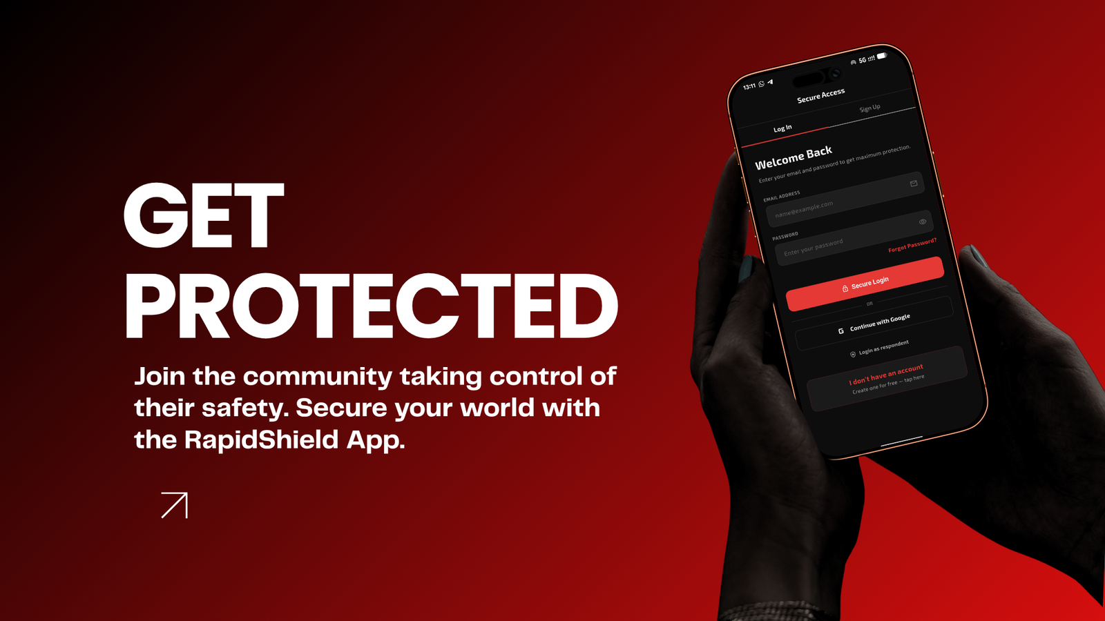 Person using a personal security app Nigeria for emergency help and anti-kidnapping services